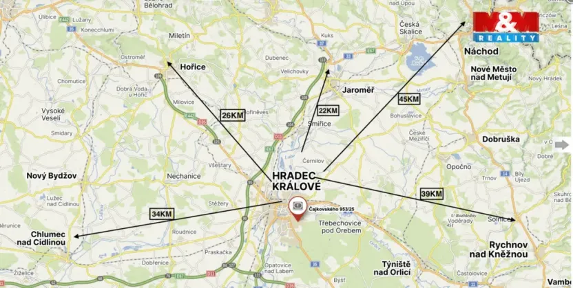 Prodej bytu 3+kk, Hradec Králové, Resslova, 92 m2