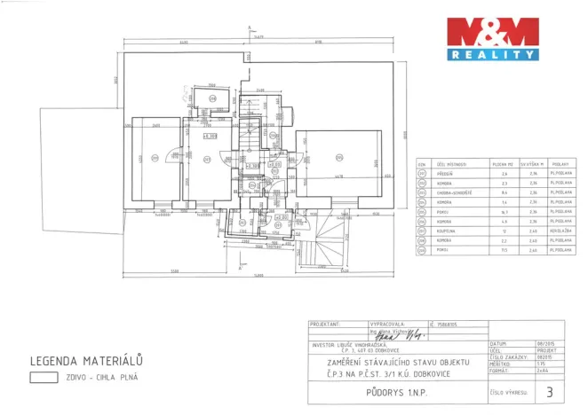 Prodej rodinného domu, Dobkovice, 224 m2