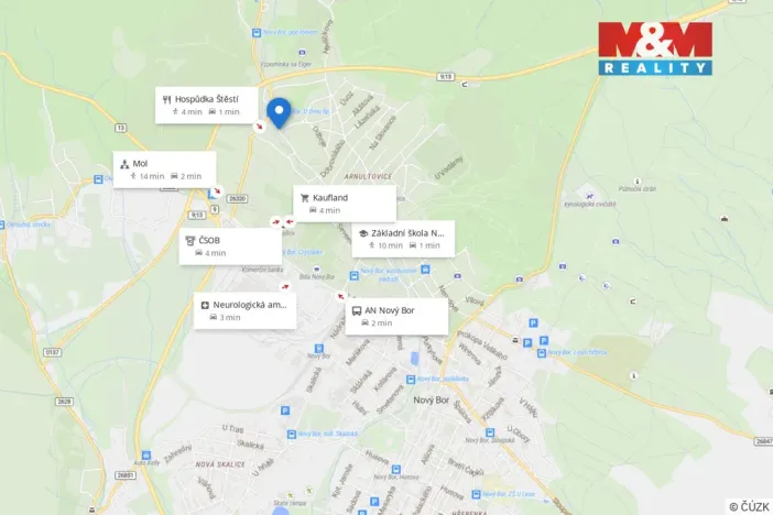 Prodej bytu 3+1, Nový Bor - Arnultovice, Gen. Svobody, 183 m2