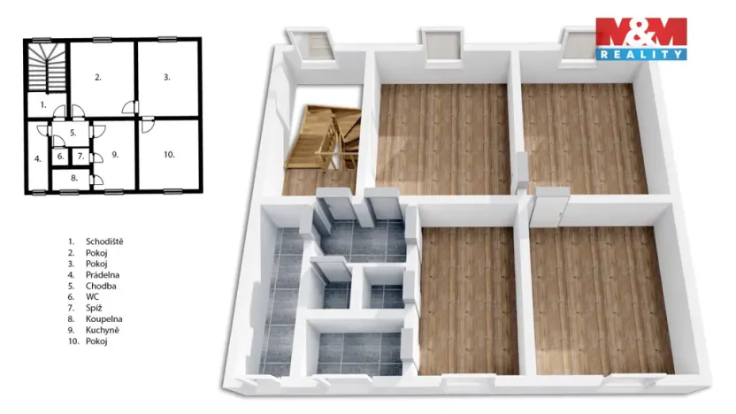 Prodej rodinného domu, Olomouc - Nový Svět, Sudova, 210 m2
