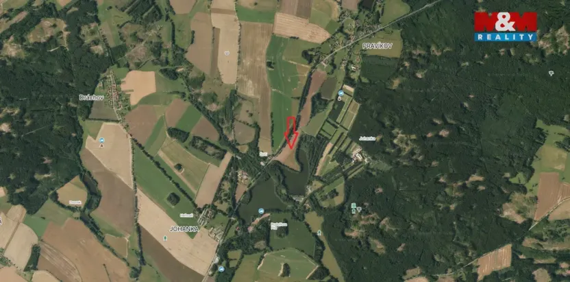 Prodej pole, Kamenice nad Lipou - Pravíkov, 8399 m2