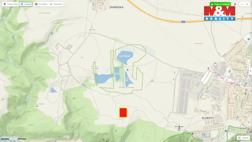 Prodej pozemku, Tábor, 17483 m2