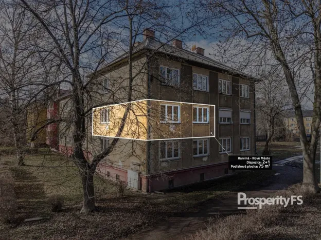 Prodej bytu 2+1, Karviná - Nové Město, Havířská, 68 m2