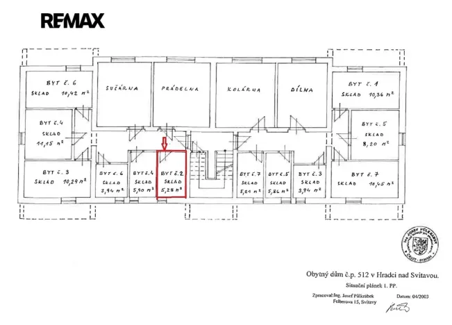 Prodej bytu 1+1, Hradec nad Svitavou, 59 m2