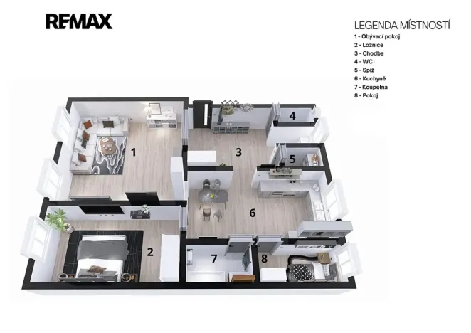 Prodej bytu 2+1, Pardubice, K Višňovce, 97 m2