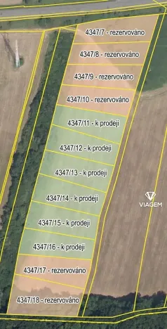 Prodej zahrady, Praha, 1076 m2