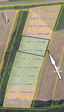 Prodej zahrady, Praha, 1018 m2