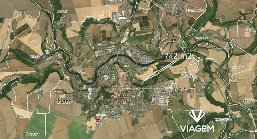 Prodej pozemku pro bydlení, Žatec, 742 m2