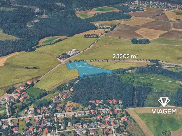 Prodej podílu pole, Davle, 7734 m2