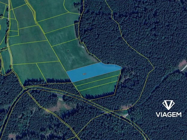 Prodej podílu pole, Strašín, 807 m2