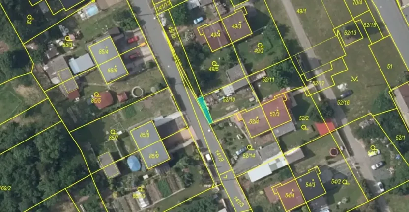 Dražba zahrady, Kutná Hora, 366 m2