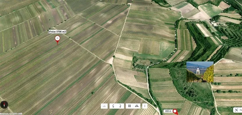 Prodej pole, Velké Bílovice, 3706 m2
