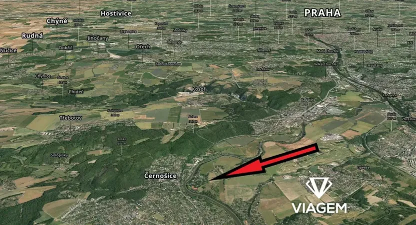 Prodej zahrady, Praha - Lipence, 11113 m2