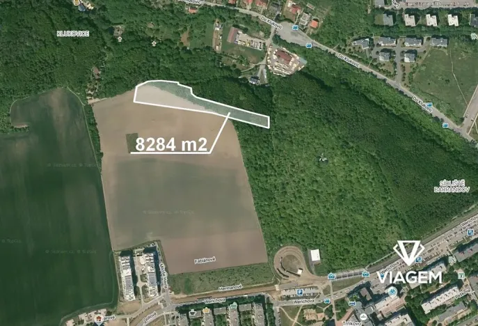 Prodej komerčního pozemku, Praha - Hlubočepy, 9977 m2