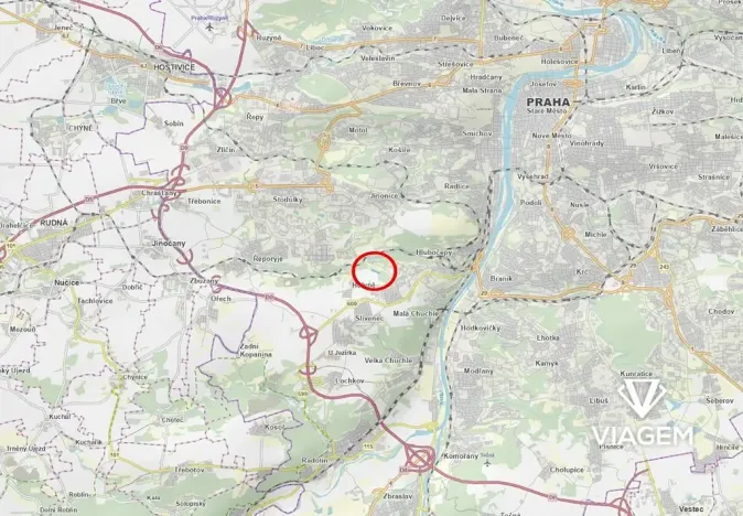 Prodej komerčního pozemku, Praha - Hlubočepy, 9977 m2