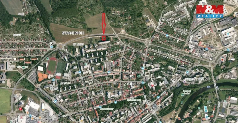 Prodej zahrady, Strakonice, Šmidingerova, 500 m2