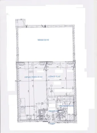 Pronájem bytu 2+kk, Brno, Nad Přehradou, 50 m2