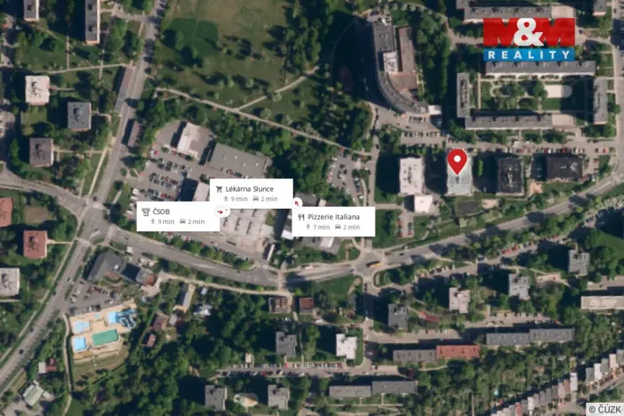 Pronájem bytu 1+kk, Zlín, Na Honech I, 30 m2