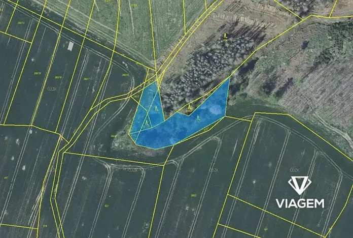 Prodej podílu lesa, Radošovice, 683 m2