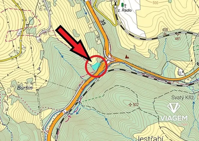 Prodej podílu lesa, Jeřmanice, 715 m2