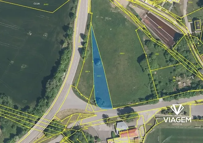 Prodej podílu komerčního pozemku, Koryčany, 336 m2