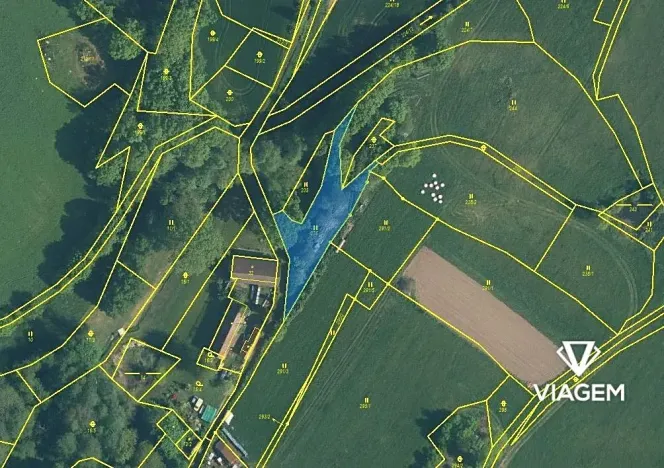 Prodej podílu zahrady, Kovářov, 550 m2