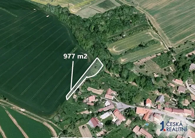 Prodej zahrady, Vrbka, 977 m2