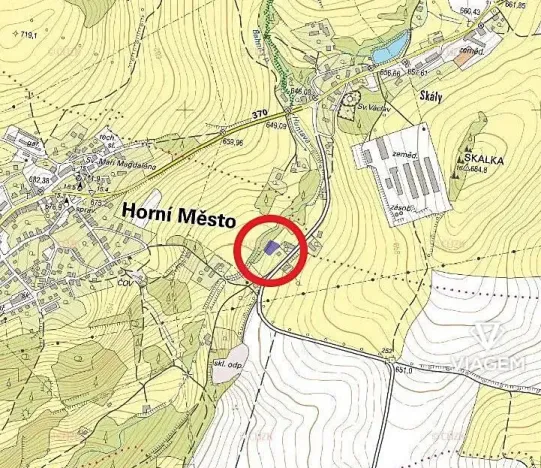 Prodej zahrady, Horní Město, 681 m2