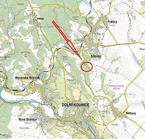 Prodej lesa, Silůvky, 4817 m2