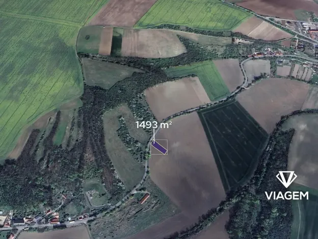 Prodej pole, Sazená, 1493 m2