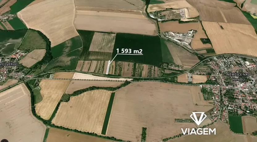Prodej zahrady, Němčice nad Hanou, 1593 m2