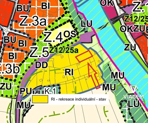 Prodej zahrady, Tábor, 850 m2