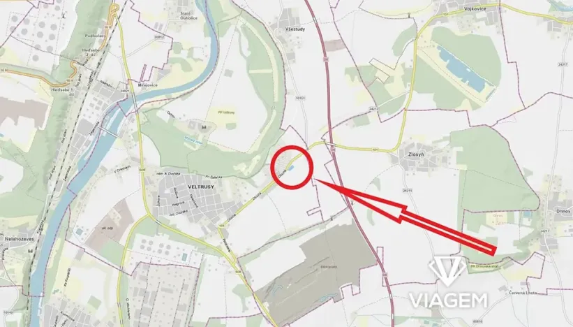 Prodej pole, Veltrusy, 2769 m2