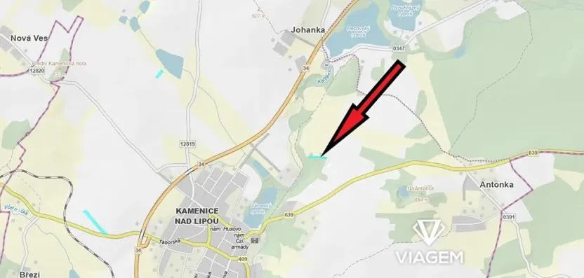 Prodej podílu pozemku pro bydlení, Kamenice nad Lipou, 1042 m2