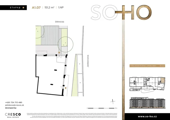 Pronájem obchodního prostoru, Praha - Holešovice, Dělnická, 151 m2