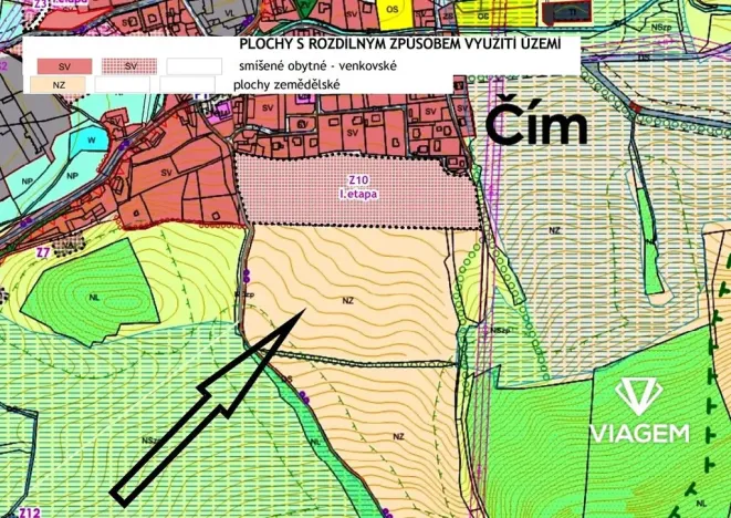 Prodej podílu pole, Čím, 26932 m2