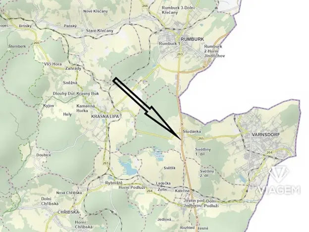 Prodej zahrady, Varnsdorf, 145 m2