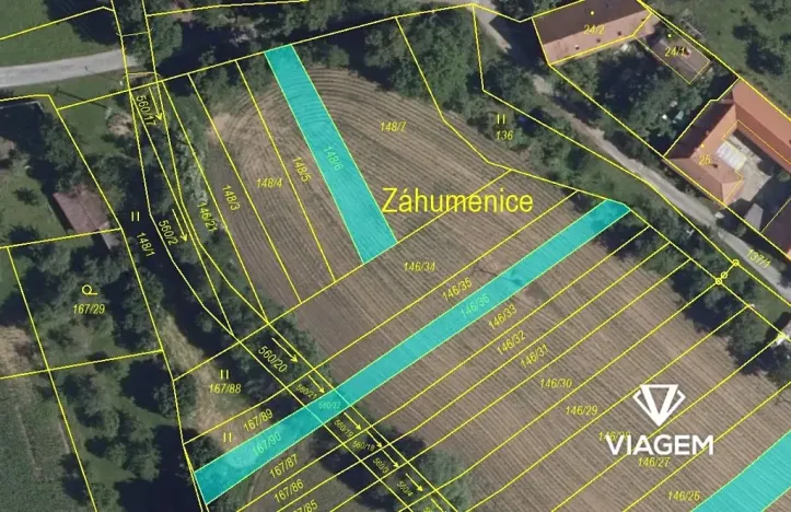 Prodej pole, Jaroměřice nad Rokytnou, 652 m2