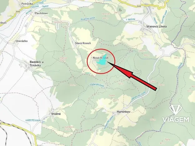 Prodej podílu lesa, Městečko Trnávka, 3311 m2