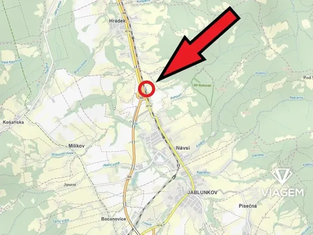 Prodej zahrady, Návsí, 1329 m2