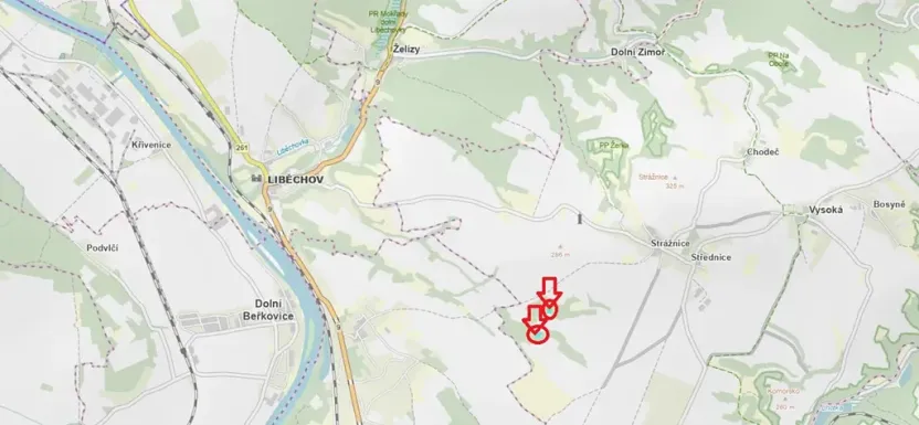 Prodej lesa, Vysoká, 5445 m2