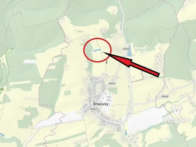 Prodej pole, Březůvky, 2058 m2