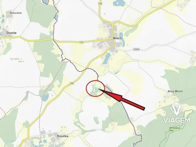 Prodej podílu pole, Rosička, 1295 m2