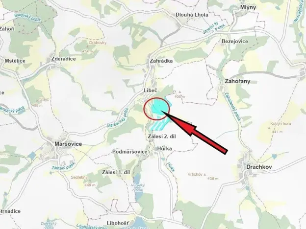 Prodej podílu pole, Maršovice, 7373 m2