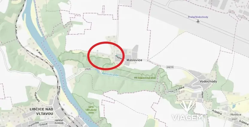 Prodej podílu pole, Máslovice, 55 m2