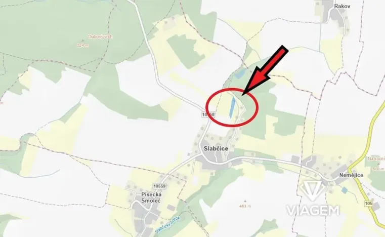 Prodej podílu pole, Slabčice, 1568 m2