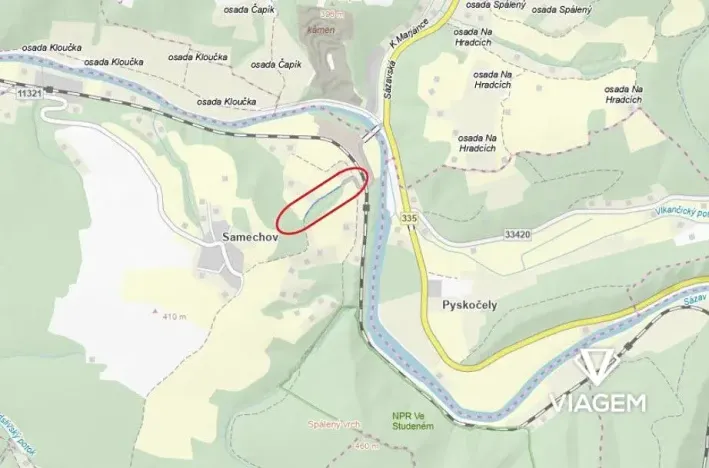 Prodej podílu pole, Chocerady, 50 m2