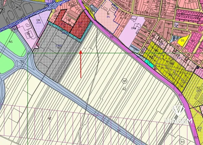 Prodej podílu komerčního pozemku, Moravské Budějovice, 1427 m2