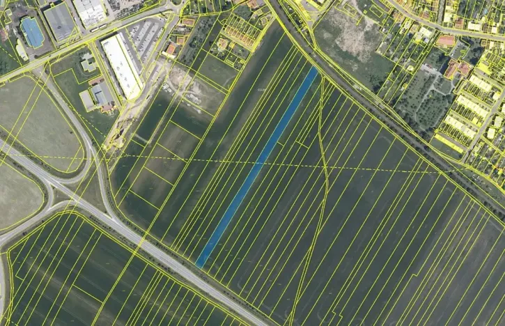 Prodej podílu komerčního pozemku, Moravské Budějovice, 1427 m2