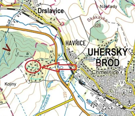 Prodej zahrady, Uherský Brod, 1931 m2